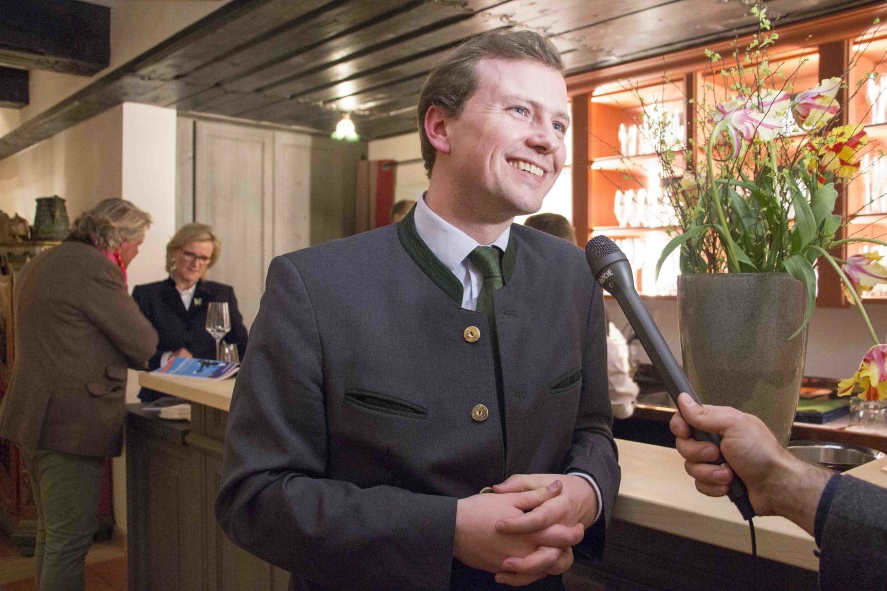 Brauereichef Franz Inselkammer im Interview im August und Maria.