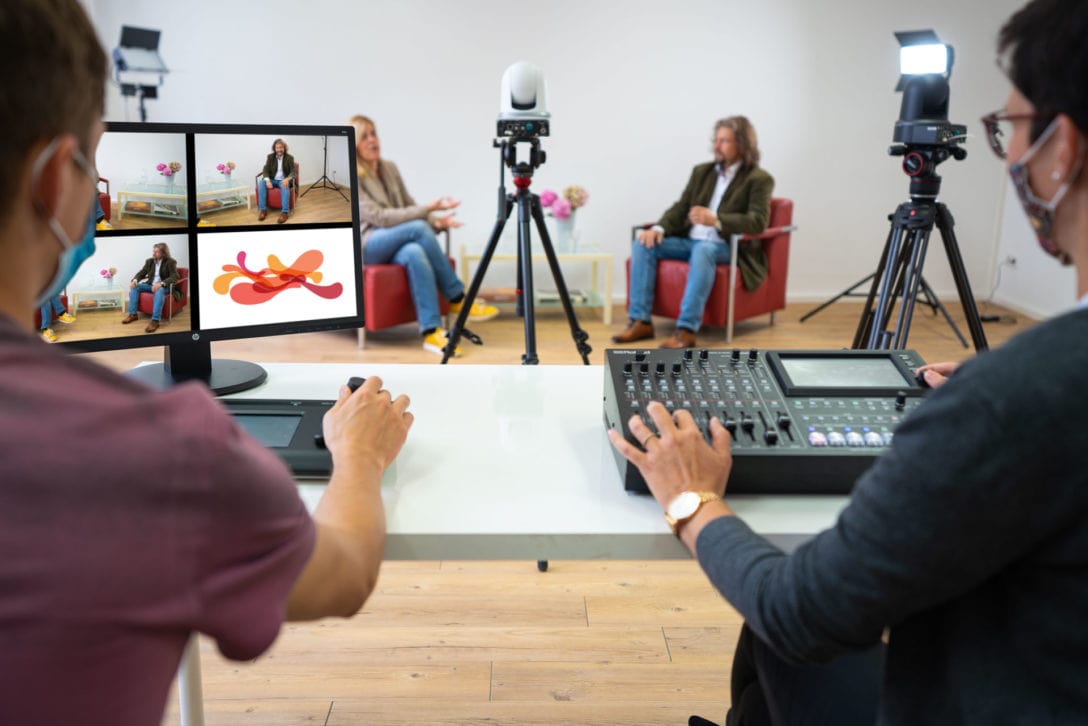Talk und Expertengespräch im Livestream Studio München
